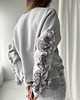 bluza bez kaptura damska Juliet / bluza bawełniana gołębia 3