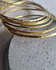 bransoletki złote Komplet trzech bransolet z mosiądzu 5