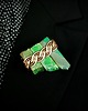 broszki Jaspis cesarski broszka wire wrapping 1