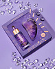 serum do twarzy CRYSTALLOVE Amethyst crystalized set - serum do twarzy z ametystem i płytka d 1