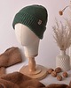 czapki damskie Klasyczna czapka 100% merino Butelkowa zieleń 1