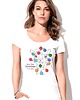 t-shirt damskie Koszulka organiczna z nadrukiem Magic christmas 1