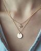 złote naszyjniki 16k Gold Plated Tiny Bow Necklace 2