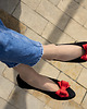 klipsy do butów Klipsy do butów Coquet - Kokardy 3D L / Red Suede 4