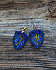 kolczyki soutache Migoczące listki- kolczyki sutasz 1