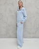 komplety damskie Kissa wygodny komplet z rozpinaną bluzą  Baby Blue 4