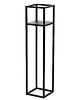 kwietniki Kwietnik Metalowy Stojak na kwiaty 90x21cm czarny LOFT 1