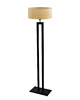 lampy podłogowe Czarna nowoczesna lampa podłogowa do czytania w salonie KALIFORNIA BOHO 3