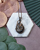 wisiory Miedziany wisiorek wire wrapping z agatem #239 1