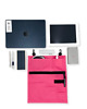 pokrowce i etui - organizery Organizer SLIM pink MEDIUM 2