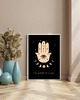 plakaty Plakat joga - HAMSA PROTECTION 1