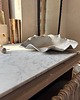 pojemniki na biżuterię Rzeźbiarska Muszla Ceramiczna XL Tacka na Biżuterię i Klucze Milky White 8