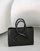 torebki do ręki BOW BAG - skórzana torebka - czarna 2