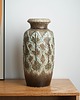 wazony Wazon ceramiczny Scheurich z reliefowym dekorem roślinnym,, Niemcy, lata 70. 7