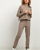 bluza z kapturem damska Luźna bluza z kapturem T380, cappuccino 2