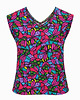 t-shirt damskie Flower power - miękka i wygodna koszulka nietoperek 4