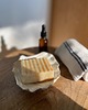 mydelniczki Ceramiczny Zestaw Łazienkowy z Mydelniczką Muszlą z Odpływem Biała Perłowa 1