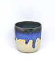 kubki Para Ceramicznych Granatowych Czarek 200 ml 2
