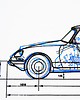 t-shirty męskie koszulka CITROEN DS BLUE tshirt 3