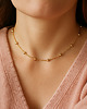 chokery Choker z kulkami  - naszyjnik srebro, srebro złocone 24K, różowe złoto 3