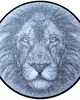 obrazy Lew Lion Znak Zodiaku  - Fotorealistyczny  unikalny Obraz z Nici String Art 60cm 4