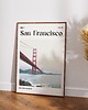 plakaty Minimalistyczny plakat San Francisco USA - Do salonu, sypialni, biura 4