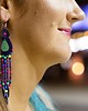 kolczyki soutache Elektro L - neonowe kolczyki, srebro 1
