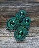 kolczyki soutache Szmaragdowe - kolczyki sutasz 4