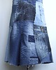 spódnice maxi Asymetryczna spódnica jeans r. 44 1
