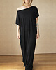 sukienki maxi damskie Sukienka tshirt oversize Czarna 1