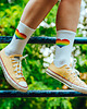 skarpetki męskie Tęczowe serce  - skarpetki Pride Month 1