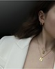 złote naszyjniki Złoty naszyjnik z kroplą 3