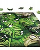 puzzle dla dzieci PUZZLE DREWNIANE KWIATY EKO UKŁADANKA MONSTERA 320 2