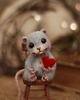 figurki i rzeźby Zakochana Mysz -mini 3
