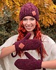 czapki damskie Czapka Handmade Joy Bordo 2