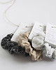 gumki do włosów Lniana gumka do włosów (scrunchie) ze wzorem w kwiaty 3