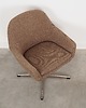 fotele Fotel brązowy, duński design, lata 70, produkcja: Dania 3