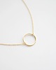 złote naszyjniki 16k Gold Plated Karma Necklace 5