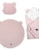 kocyki, kołderki, pościel dla dzieci Gniazdko Niemowlęce Royal baby Pink 8