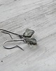kolczyki wire wrapping Surowe zielone  fluoryty     - kolczyki 2