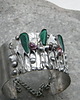 bransoletki z kamieni naturalnych Malachit /masa perłowa     - BRANSOLETA MANKIET  CUFF 4