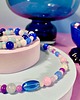 chokery Naszyjnik purple and blue 2