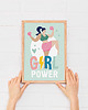 plakaty Girl Power - plakat mięta 2