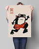 plakaty Matsumoto Hoji - "Frog" plakat 1