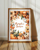 plakaty PLAKAT jesienny dynie pumpkin season 4