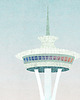 plakaty Seattle - vintage plakat art giclee 3