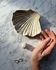 pojemniki na biżuterię Handmade Muszelka na Biżuterię Palo Santo Ceramiczna Naked Beige 1