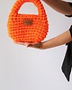torebki do ręki Candy mała torebka  bawełniana neonowa pomarańczowa 4