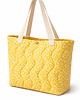 torebki różne Torba pikowana - kwiatki, żółta 1