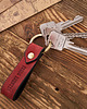 breloki CZERWONY MOCNY BRELOCZEK DO KLUCZY PASEK VINTAGE PAOLO PERUZZI T-87-HRD 1